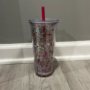 Glitter Lined Dunkin Cup
